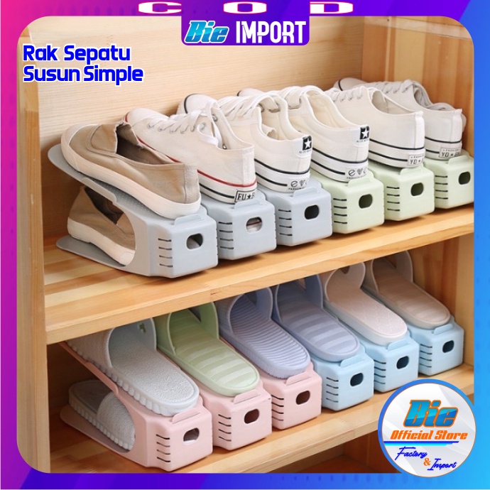 Jual Rak Sepatu 2 Susun Portable Impor Best Seller | Shopee Indonesia