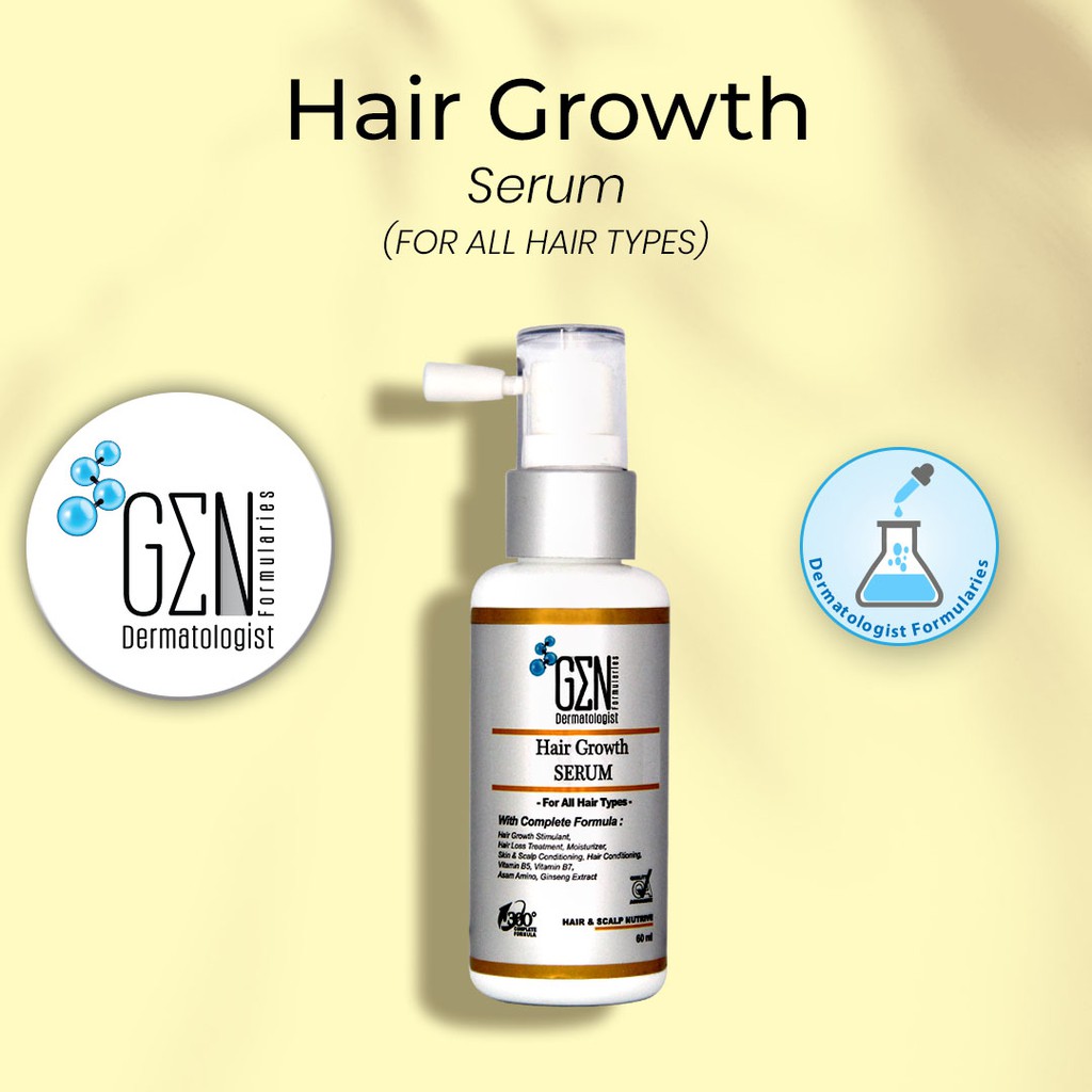 Jual GEN Hair Growth Serum (For All Hair Types) 60ml BPOM