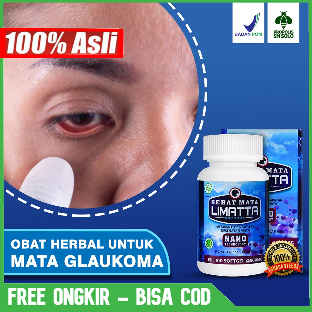 Jual obat Glaukoma, mata glaukoma Herbal Limatta Sehat Mata Original di ...