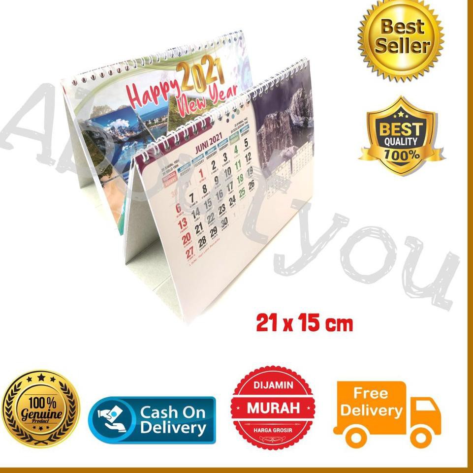 Jual Serba Murah CTDE0 Kalender MEJA Kalender 2021 Duduk Bulanan ...