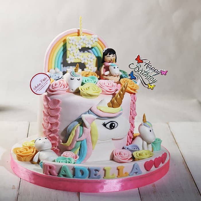 Jual Unicorn diameter 20 cm / Kue Ulang Tahun / MOHON BACA KETERANGAN ...