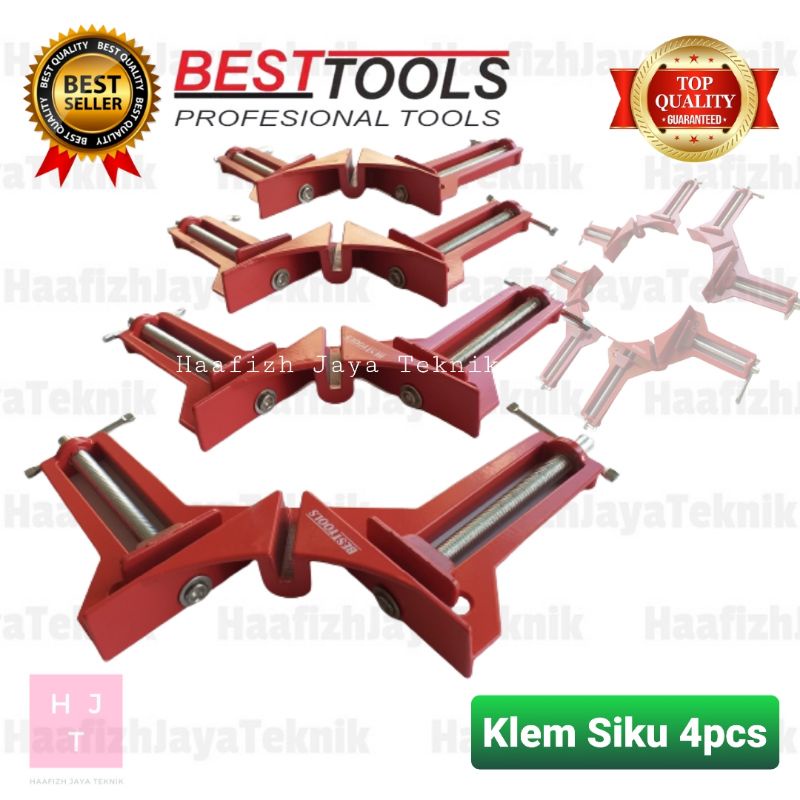 Jual Corner Clamp Penjepit Sudut Catok Siku Klem Sudut Siku Kayu