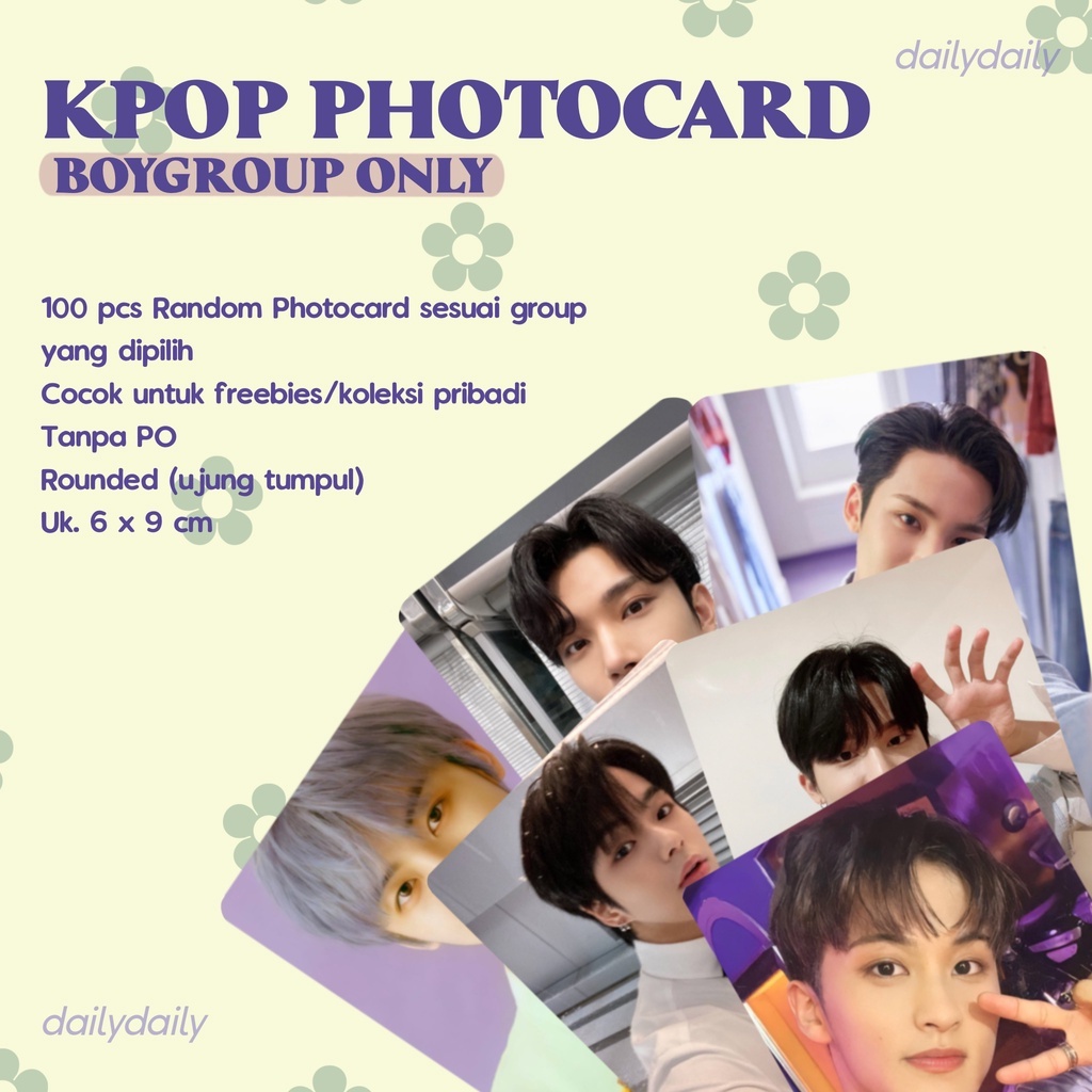 Jual [100 Pcs] Random Photocard KPop Group Shopee Indonesia