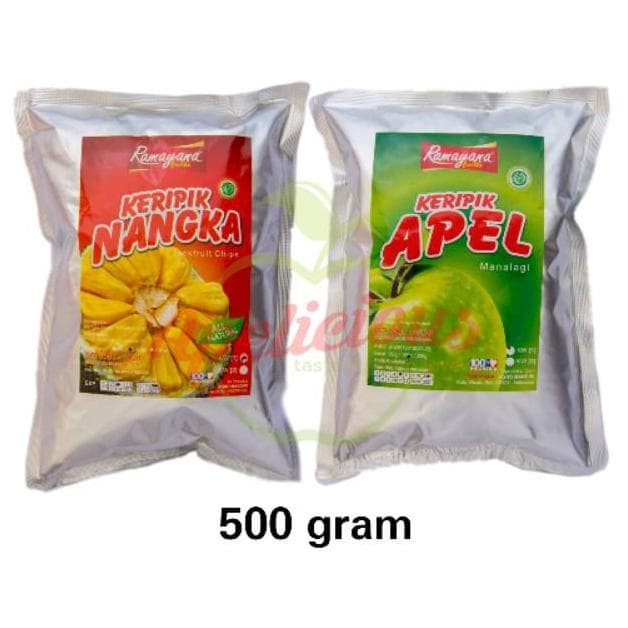 Jual Keripik Buah Nangka Apel Kripik Oleh Oleh Khas Malang 500 Gram