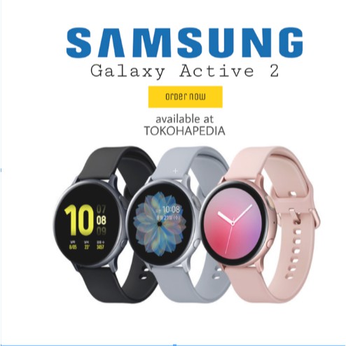 Jual Samsung Galaxy Watch Active 2 R820 44MM Aqua Black Pink Gold ...