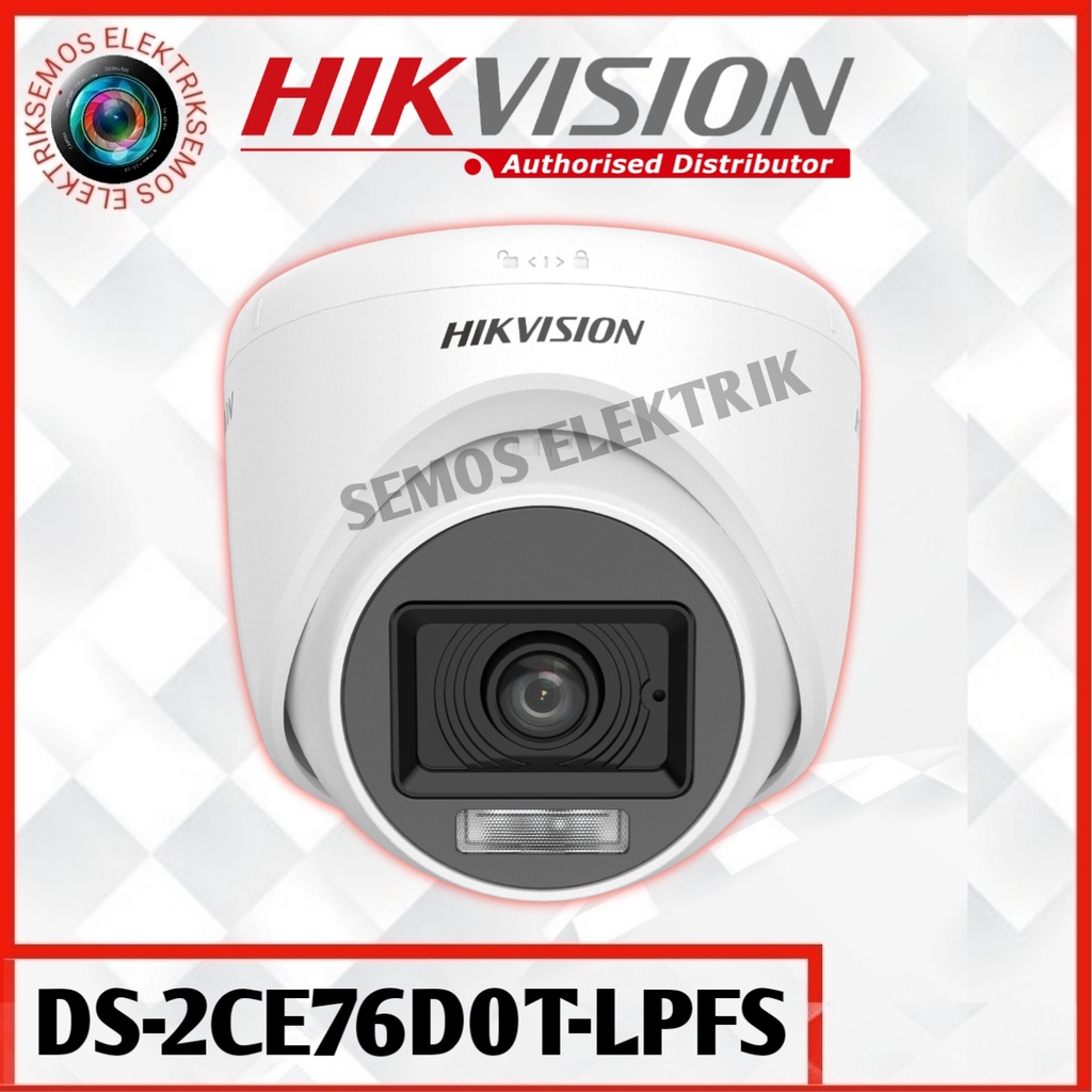 Jual Camera Cctv Indoor 2mp Audio Hikvision Turbo Hd Ds 2ce76d0t Lpfs