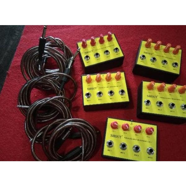 Jual Best Baru Parallel / Paralel Input Mic / Microphone 4 in 1 ...