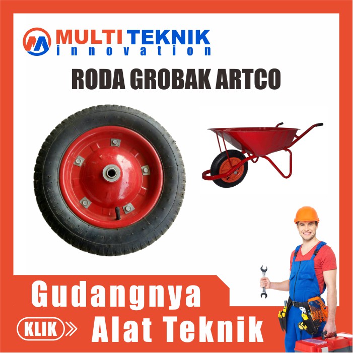 Jual Ban Roda Gerobak Sorong Dorong Artco Pasir Semen Tersedia Jenis