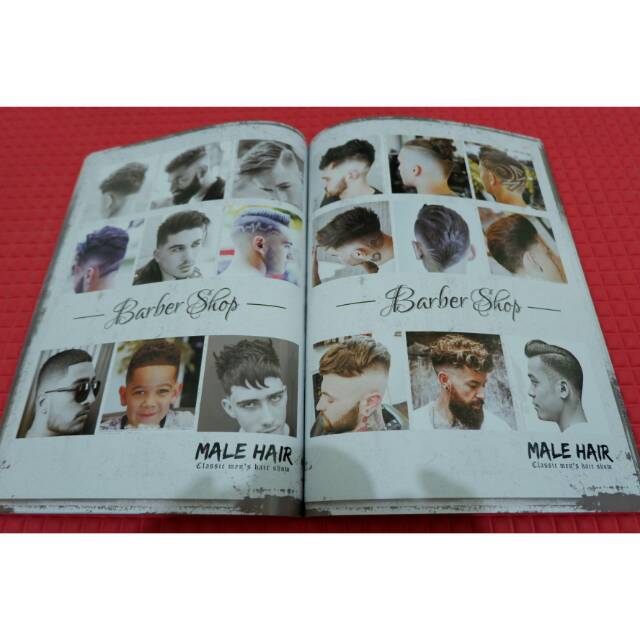 Jual Catalog katalog buku majalah model rambut pria barbershop pangkas ...