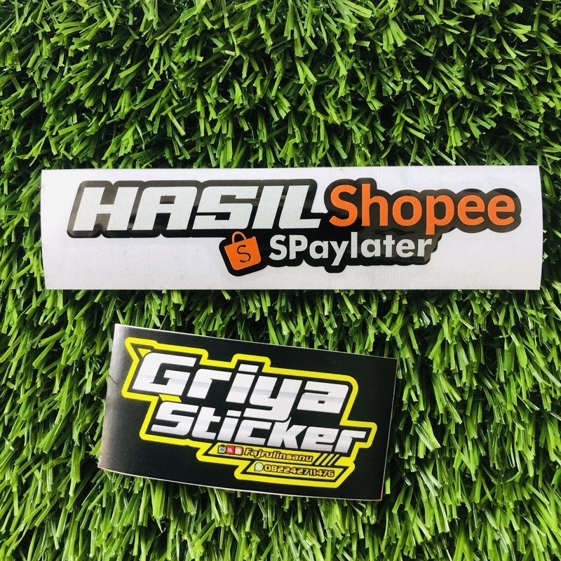 Jual Stiker HASIL SHOPEE PAYLATER sticker shopee paylater viral JDM ...