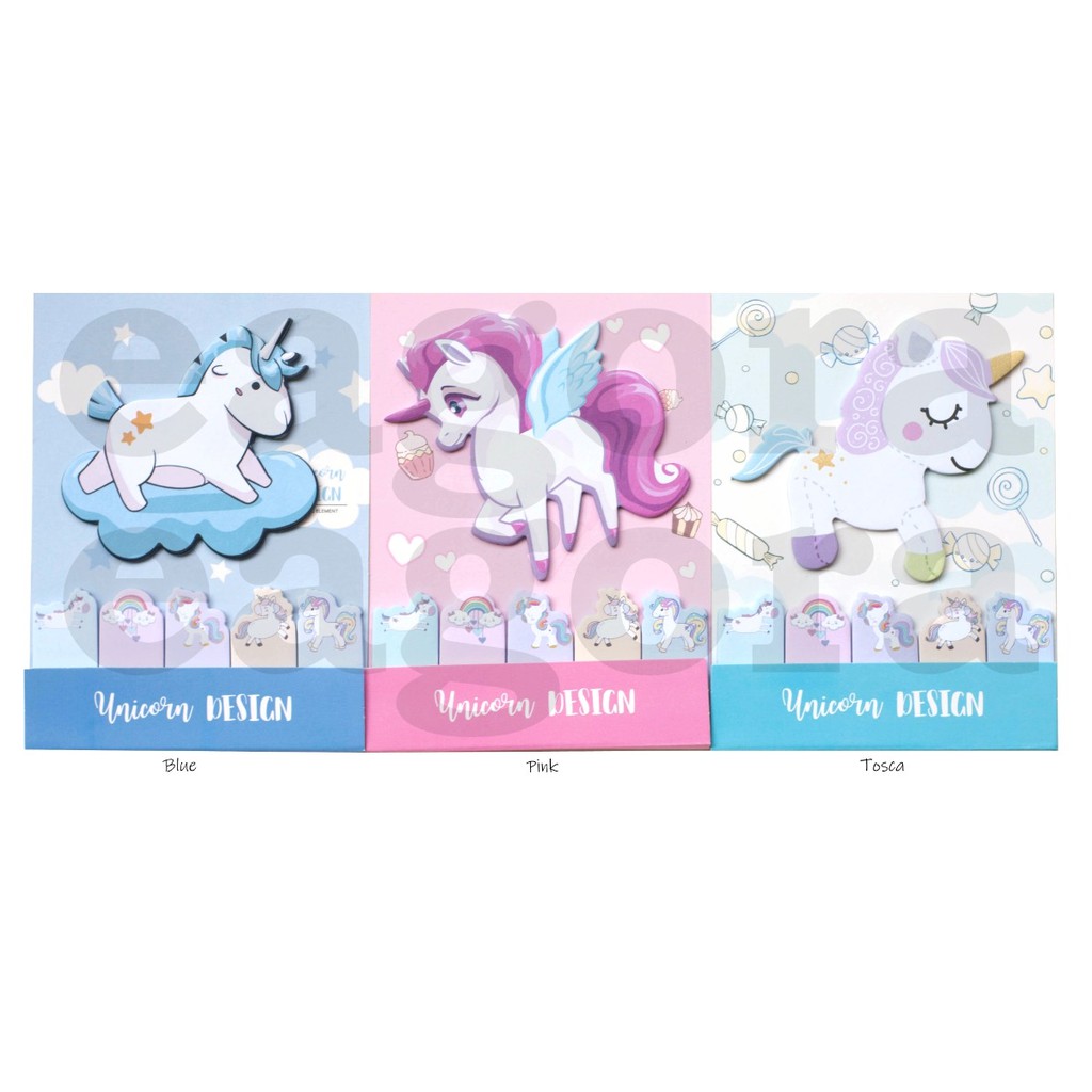 Jual Sticky Notes Flying Unicorn Memo Lucu Unik | Shopee Indonesia
