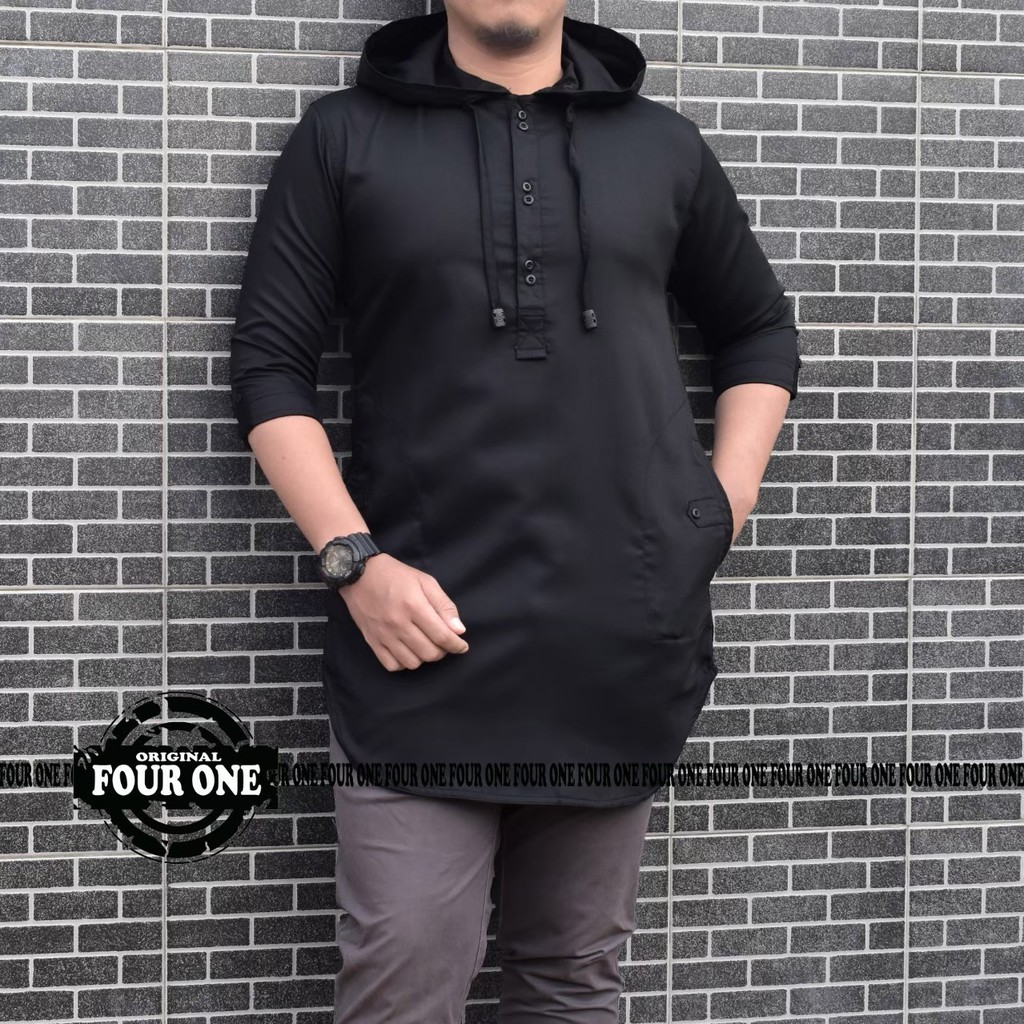 Jual Baju Koko Kurta muslim Kurta hoodie terbaru 2023 | Shopee Indonesia
