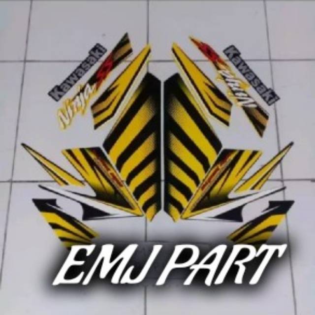 Jual Stiker ninja SS 2014 kuning hitam | Shopee Indonesia