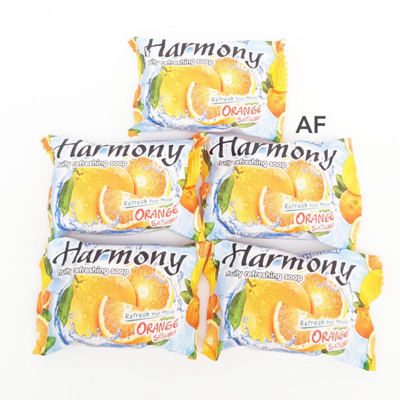 Jual Harmony Sabun Batang Varian Orange 5pcs Shopee Indonesia