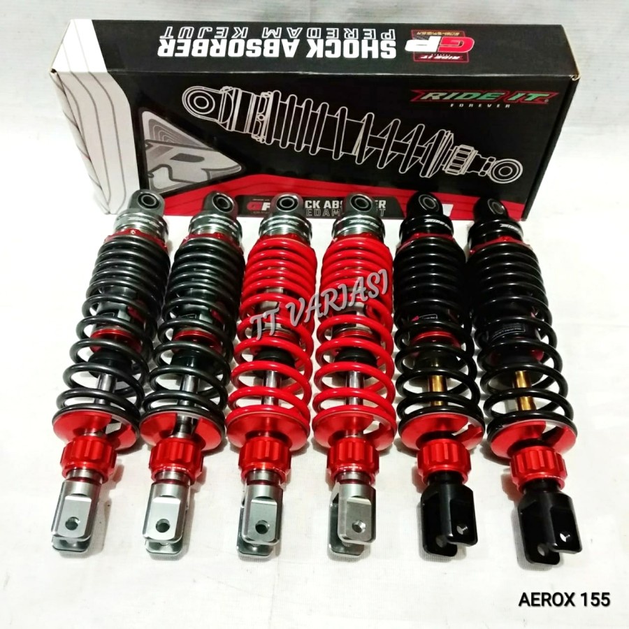 Jual Shock RIDE IT GP STREET LINE 310MM Aerox 155 - New Nmax 155 ...