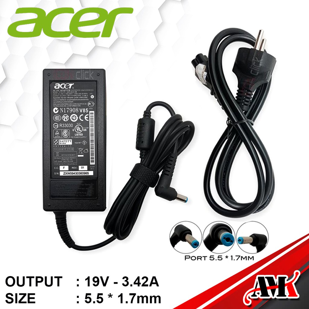 Jual Adaptor Acer V A Charger Laptop Acer Original