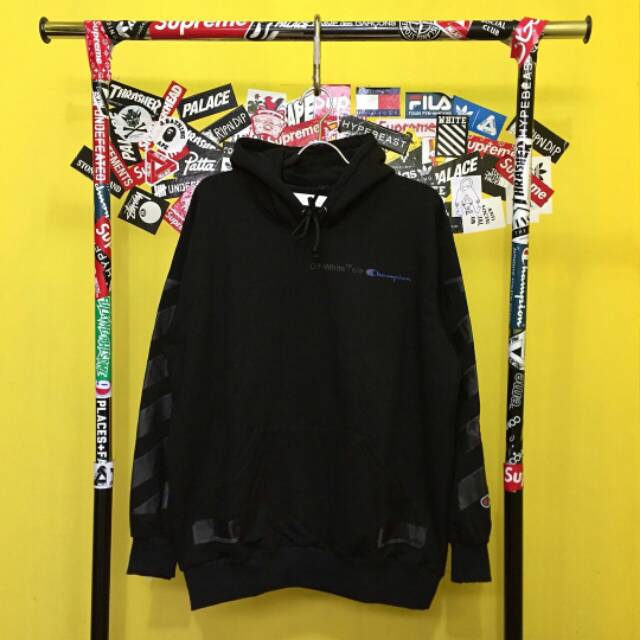 Hoodie off white x champion deals