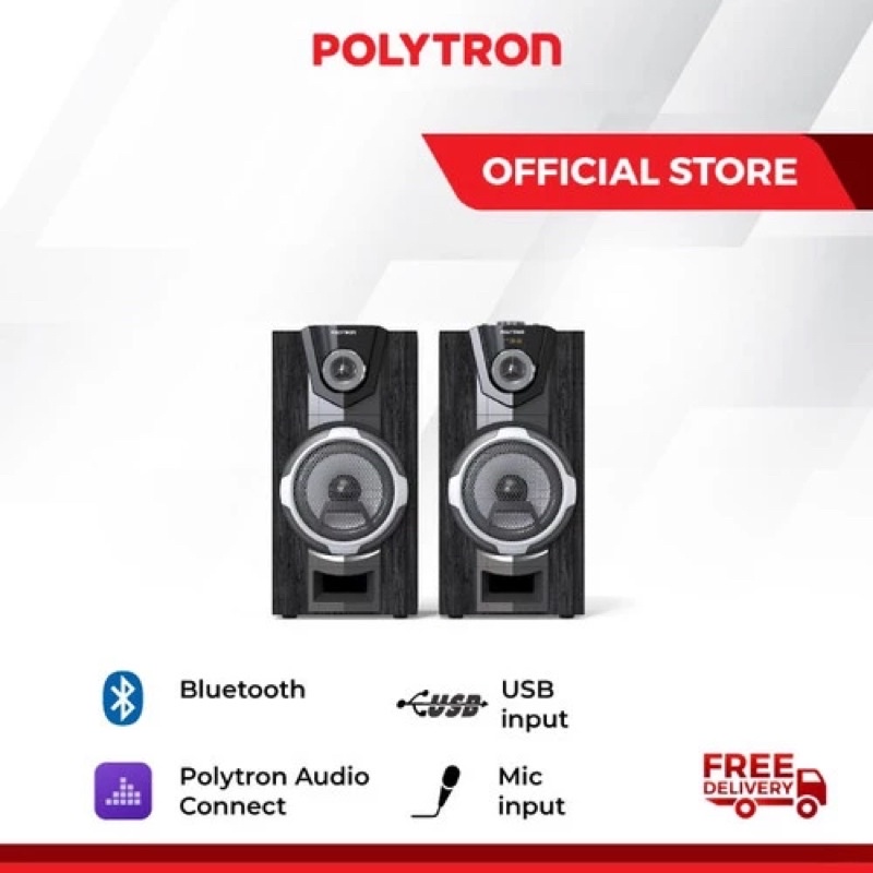 Jual Speaker Aktif Polytron Pas8f12 Salon Bluetooth Pas 8f12 Garansi 1