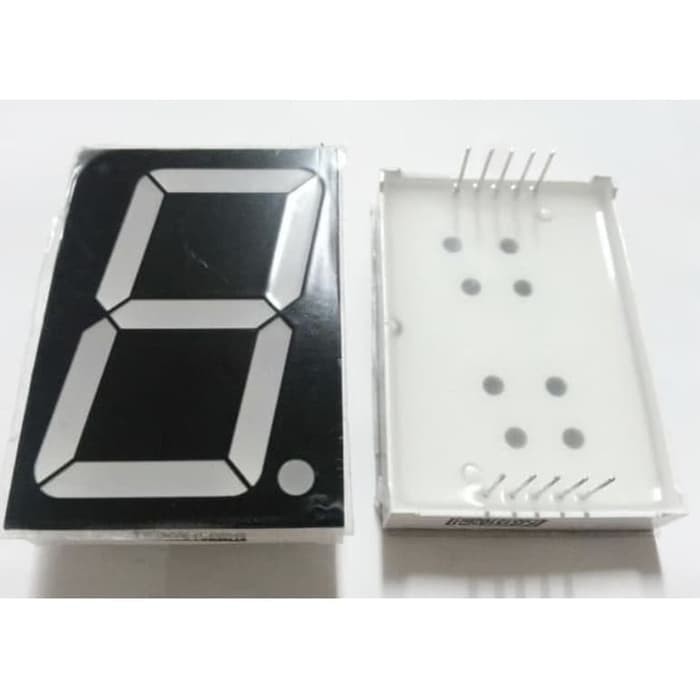 Jual 7 SEGMEN SEVEN SEGMENT LED DISPLAY 1 DIGIT COMMON ANODE 3 IN INCH ...