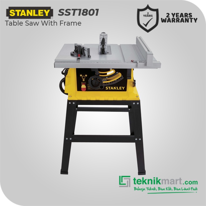 Jual Stanley Table Saw With Frame Mesin Gergaji Meja W Mm Sst Shopee Indonesia