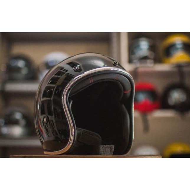 Jual Dijual / Helm Beetle - Helm Slim Half Face - Hitam Real-Pict ...