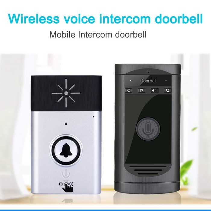 Jual Wireless Intercom Doorbell H6S for Home & Office- 2 Way Voice ...