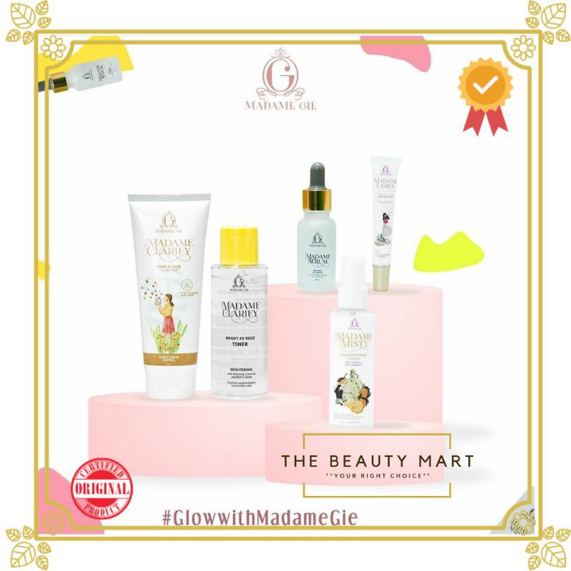 Jual Madame Gie Skincare Clarify Toner Facial Foam Face Mist