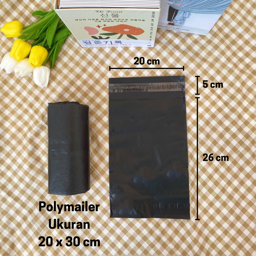 Jual Isi 100pcs Plastik Polymailer Packing Olshop Amplop Packing Bahan Tebal Ukuran 20 X 30 5112