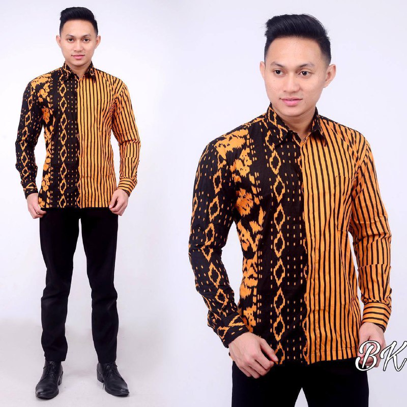 Jual Kemeja Lurik / Baju Lurik / Kemeja Lurik Kombinasi / Kemeja Salur ...