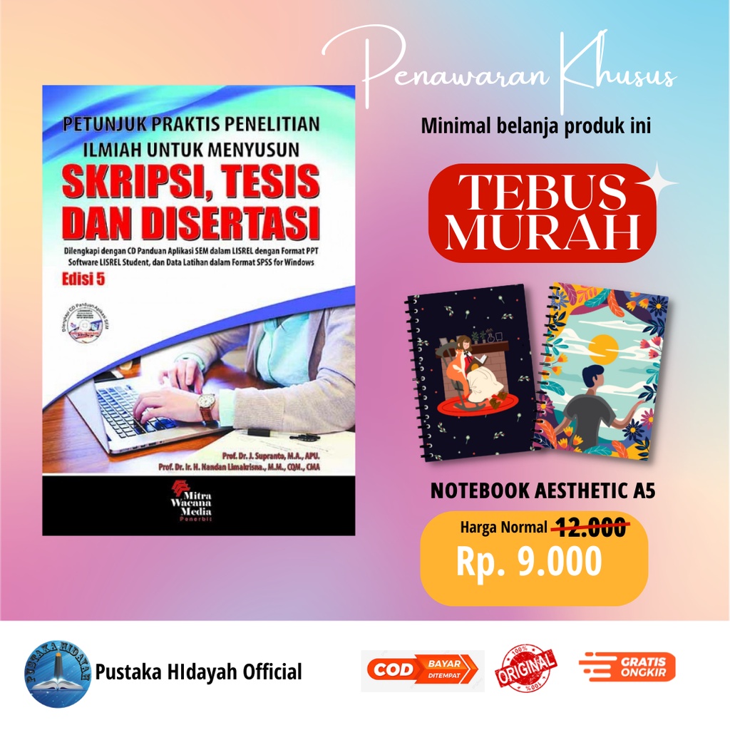Jual Buku Petunjuk Praktis Penelitian Ilmiah Untuk Menyusun Skripsi ...