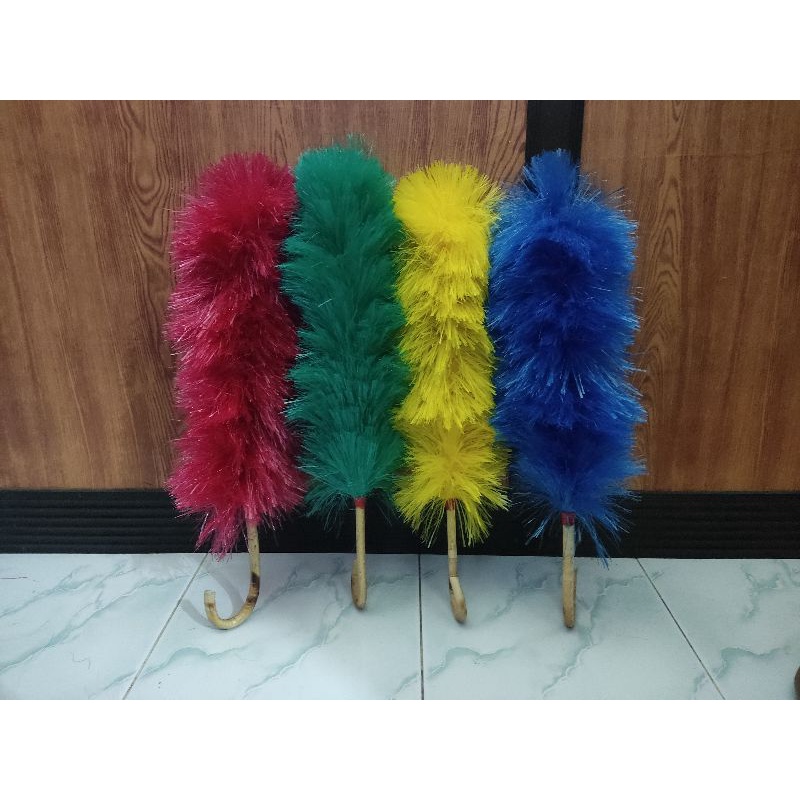 Jual Kemoceng tali rafia warna / Kemoceng bulu rafia warna | Shopee ...