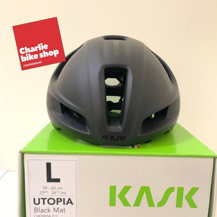 Jual HELMET KASK UTOPIA BLACK MATT SIZE L 5962CM Shopee Indonesia
