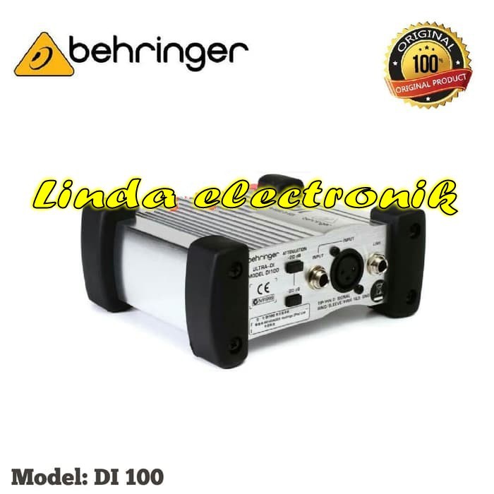 Jual Direct Box Behringer Ultra DI 100 Original DI100 The Behringer
