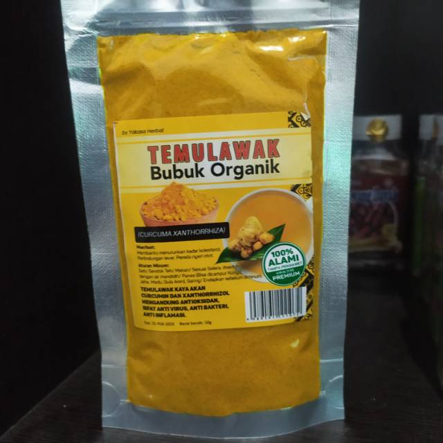 Jual Bubuk Temulawak Murni Original Tanpa Campuran Alami Serbuk