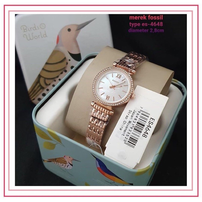 Jam Tangan Wanita FOSSIL 100 Original Type ES 4649 ES 4648 ES 4647