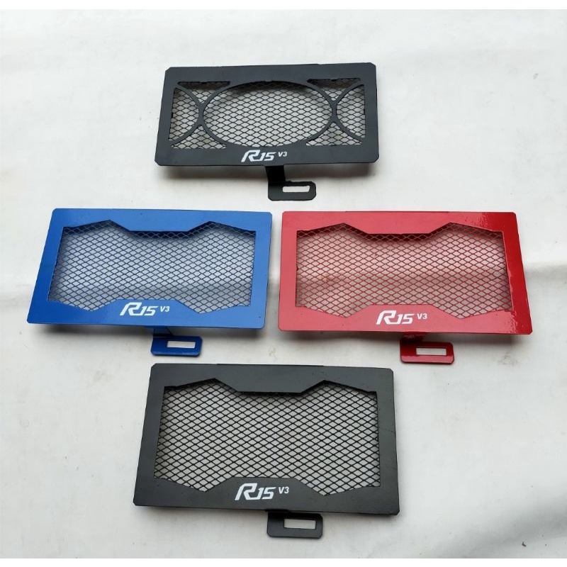 Jual Cover radiator r15 new tutup radiator R15 v3 pelindung radiator ...