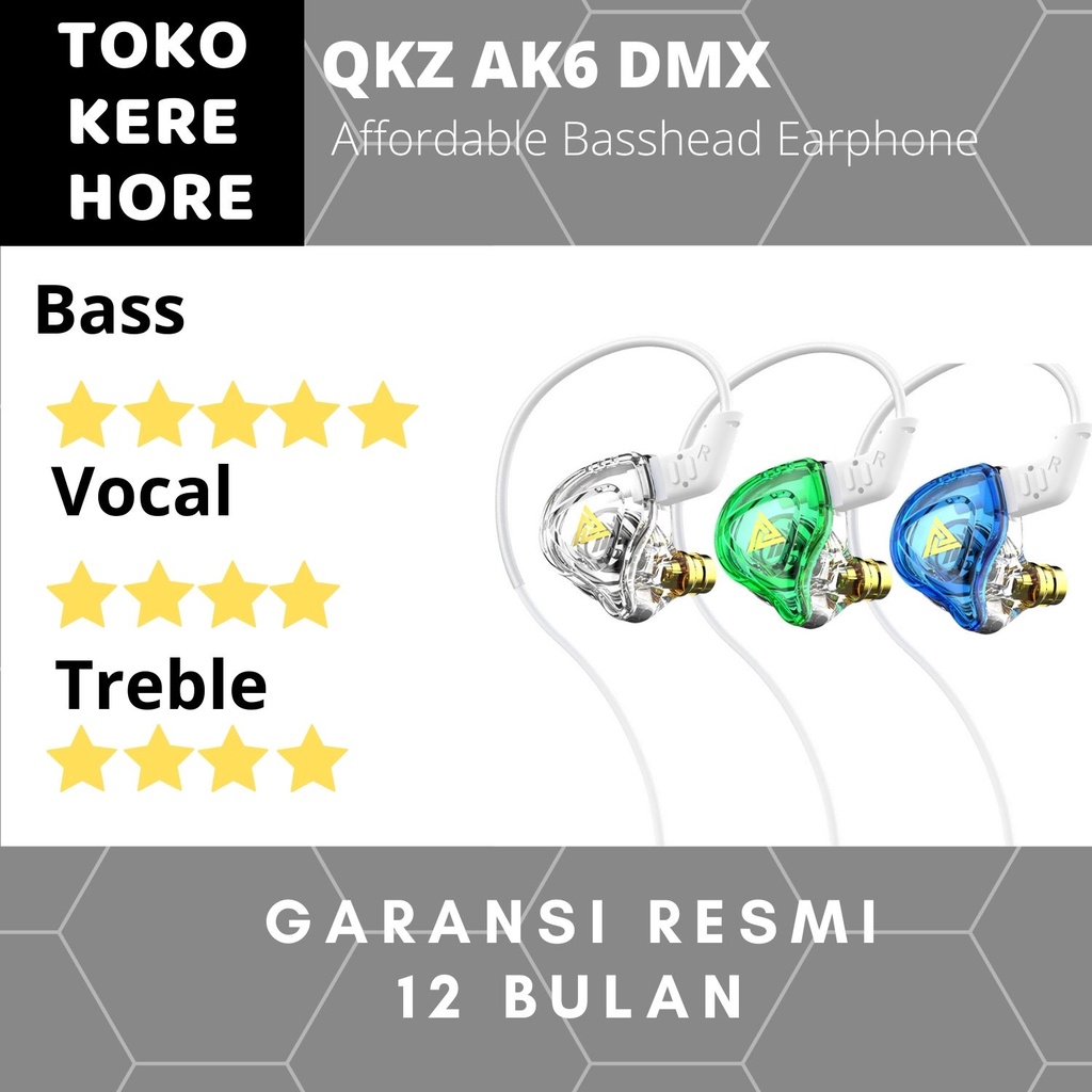 Jual Qkz Ak Dmx Basshead Earphone With Mic Alt Ak Pro Max Shopee