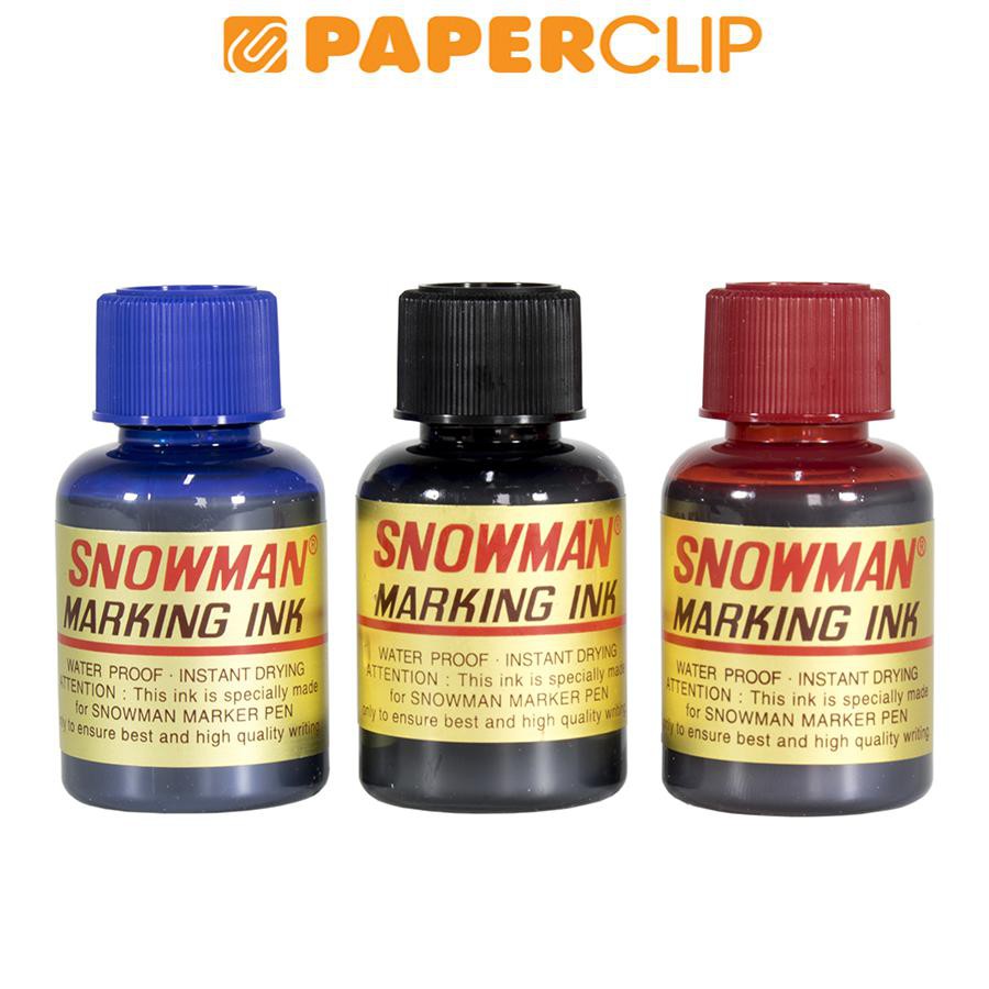 INK MARKER SNOWMAN PERMANENT BLACK