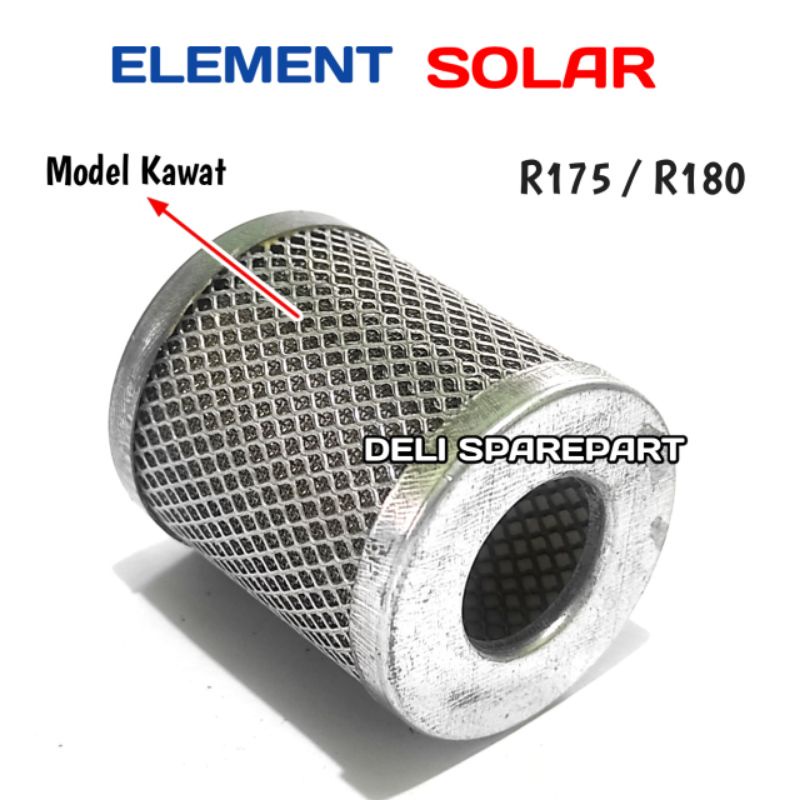 Jual R175 R180 saringan minyak filter solar element fos mesin Dongfeng ...