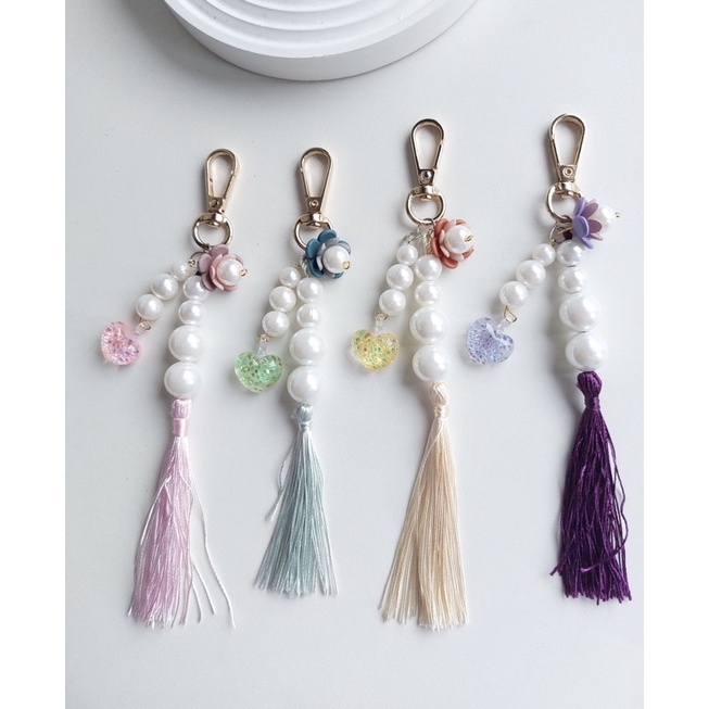 Jual Gantungan kunci tas / Gantungan Kunci Mutiara / gantungan kunci