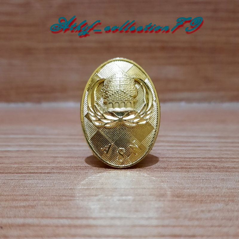 Jual Pin Korpri Oval Tumpuk Magnet Pin ASN Pin PNS Pin Korpri Kembang ...