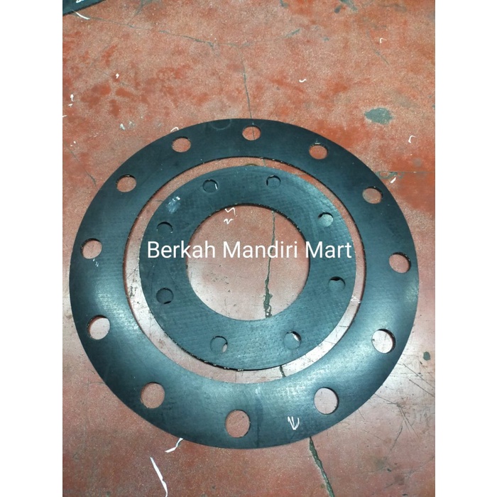 Jual Gasket Flange Karet 6" Jis 10K FF ( packing karet ) Shopee Indonesia