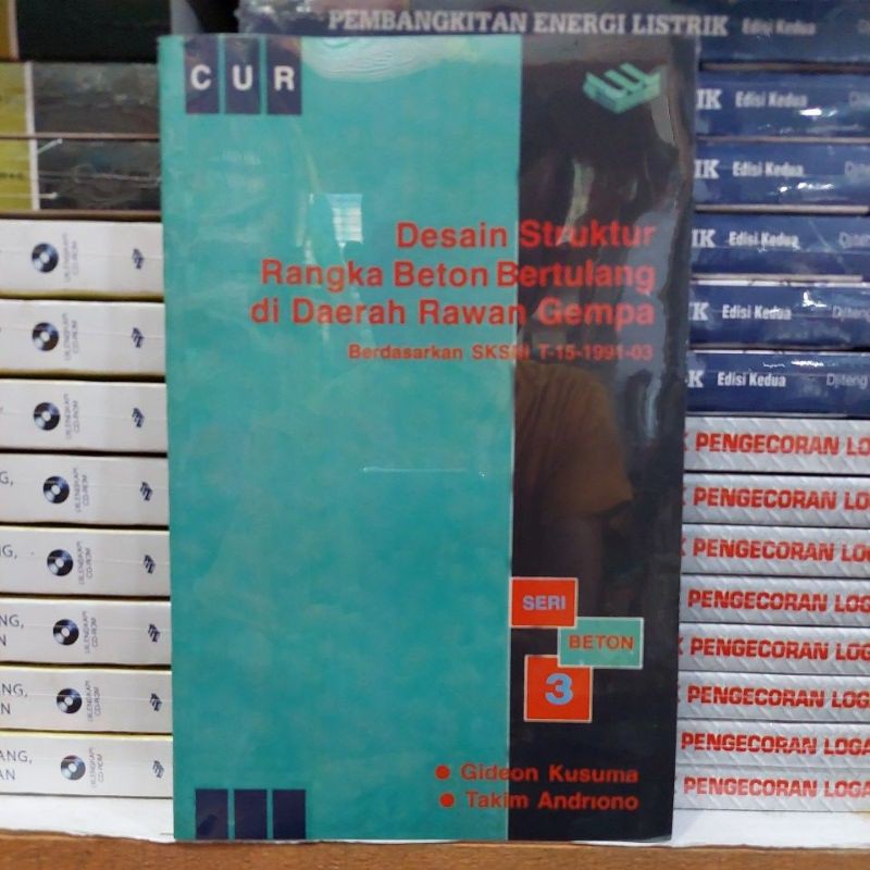 Jual Buku DESAIN STRUKTUR RANGKA BETON BERTULANG DI DAERAH RAWAN GEMPA 