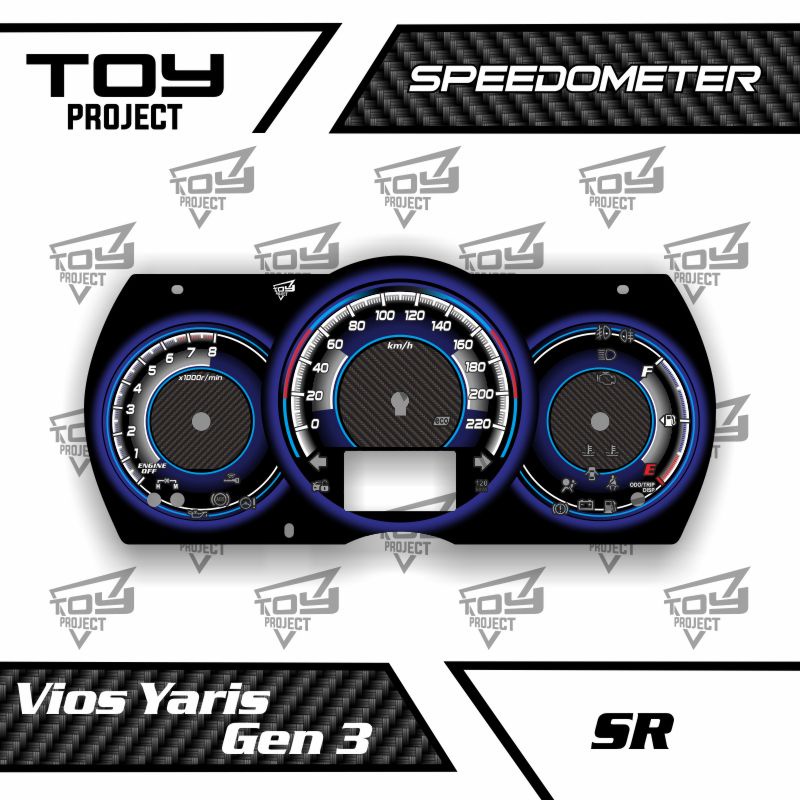Jual panel speedometer vios yaris gen3 2013 sampai 2018 | Shopee Indonesia
