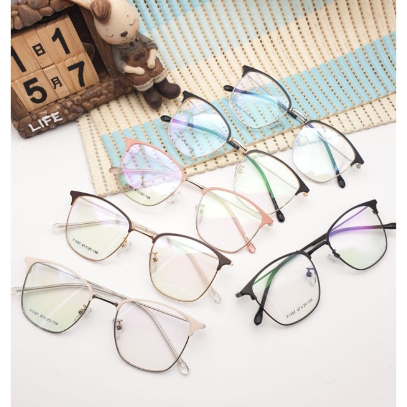 Jual Frame 1157 | Frame kacamata kotak besar | Paket kacamata minus ...