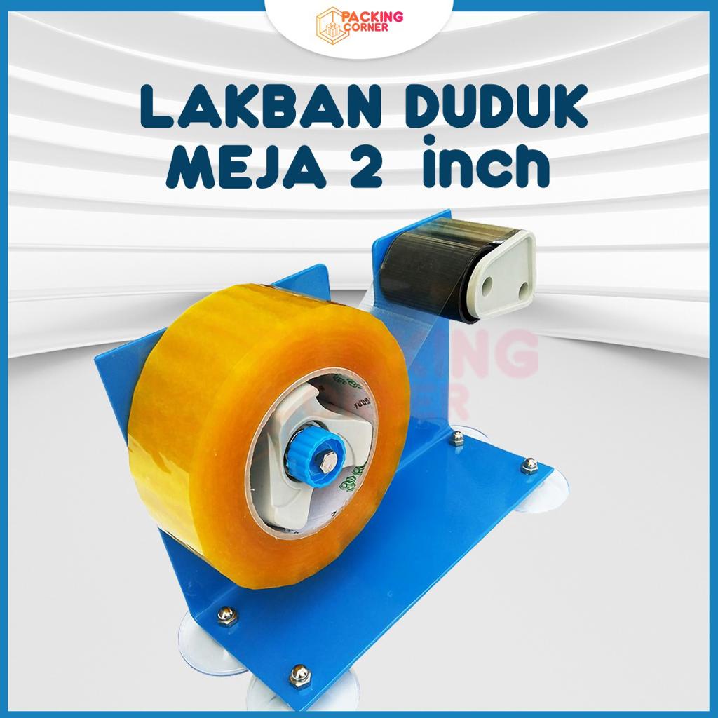 Jual Dispenser Lakban Isolasi Duduk Meja 2 inch Besar Jumbo Tape Cutter