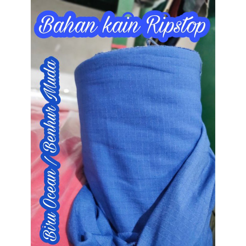 Jual kain ripstok ripstop ribstop ribstok katun TR CVC seragam outdoor ...