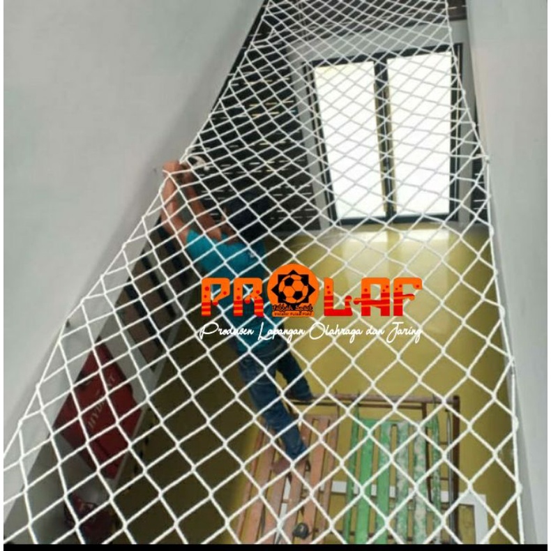 Jual Jaring Nilon 6mili hammock, climbing net, outbound, jaring safety ...