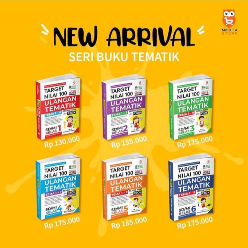 Jual Buku Latihan Soal Ulangan Harian Temarik Sd Target Nilai 100