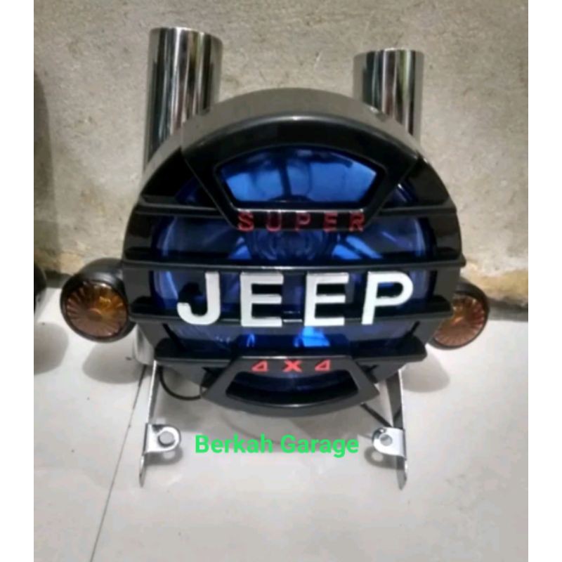 Jual Lampu Jepp Plus Breket Slongsong Crum Dan Sen Model Cb Bulat 2 Psc ...
